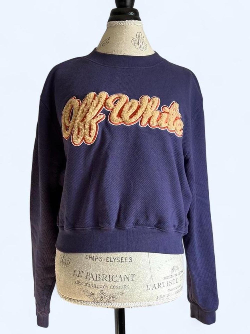 Vintage OFF-WHITE crop sweater